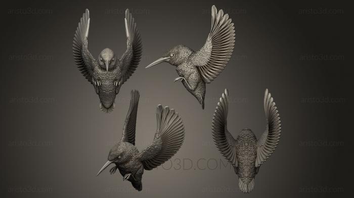 Bird figurines (STKB_0045) 3D model for CNC machine
